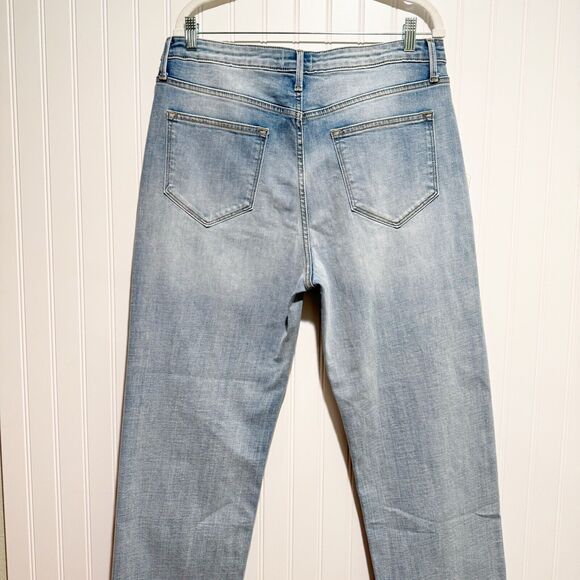 Driftwood Royce Straight Leg Jeans Raw Hems Size 32 - Picture 7 of 8